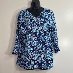 Women’s Rafaella Print Casual Blouse/Top